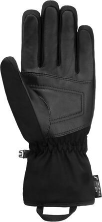 Чоловічі лижні рукавички Reusch Primus R-tex XT, водонепроникна мембрана, теплі зимові рукавички софтшел, сірі-жовті, розмір 9.5