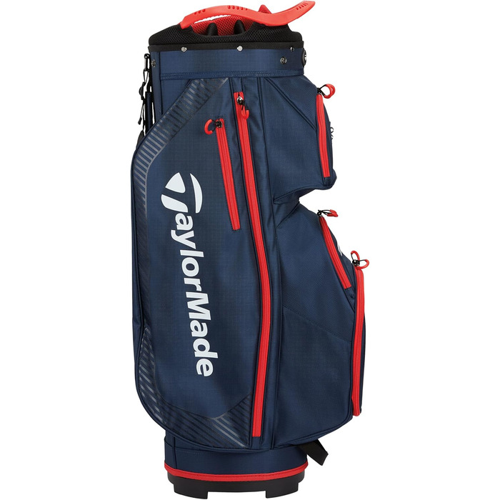 Сумка для гольфу TaylorMade Pro Stand & Cart Bag Navy/Red, для використання з гольф-карт