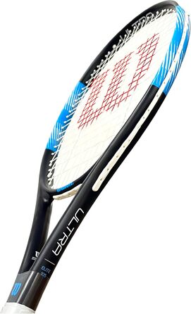 Тенісна ракетка Wilson Ultra Elite 105 для дорослих, розмір ручки 2 (4 1/4''), чорна/синя/біла