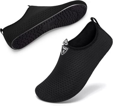 Чоботи для плавання та відпочинку на пляжі - чорні, 37 EU (для жінок та чоловіків)