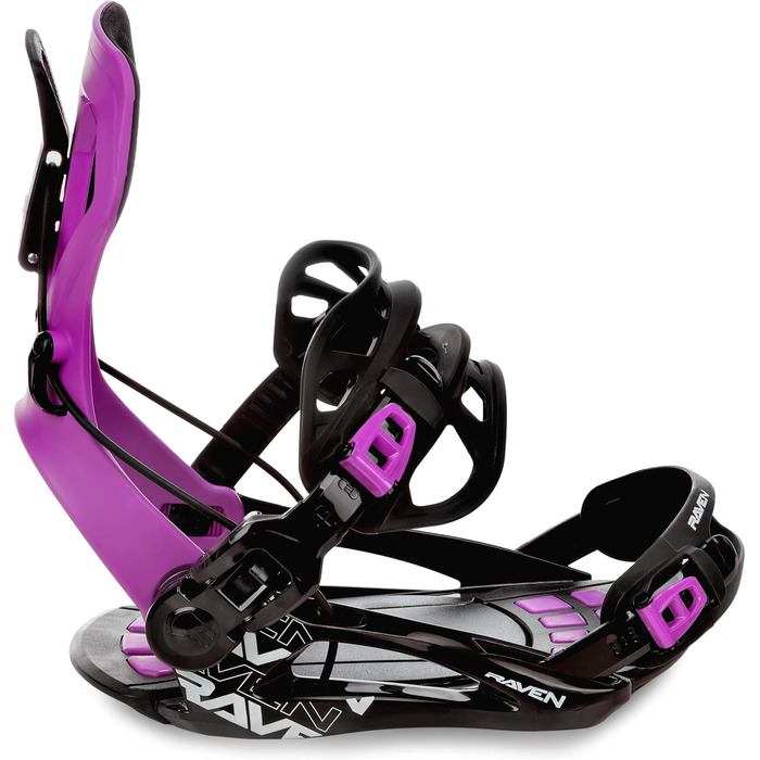 Сноуборд RAVEN Mia Black + Фіксуючі кріплення Fastec FT360 150 см + Fastec Fuchsia M