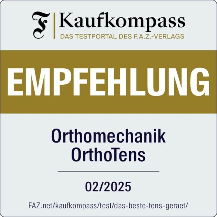 Прилад Orthomechanik TENS/EMS – апарат для зняття болю та тренування м'язів, електрична стимуляція нервів та м'язів з масажною функцією, 8 замінних електродів