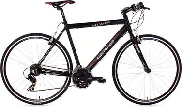 Фітнес-велосипед KS Cycling Lightspeed 28'' алюмінієва рама 60 см чорний