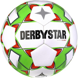 Дитячий футбольний м'яч Derbystar Junior S-Light v23, біло-зелений, розмір 4