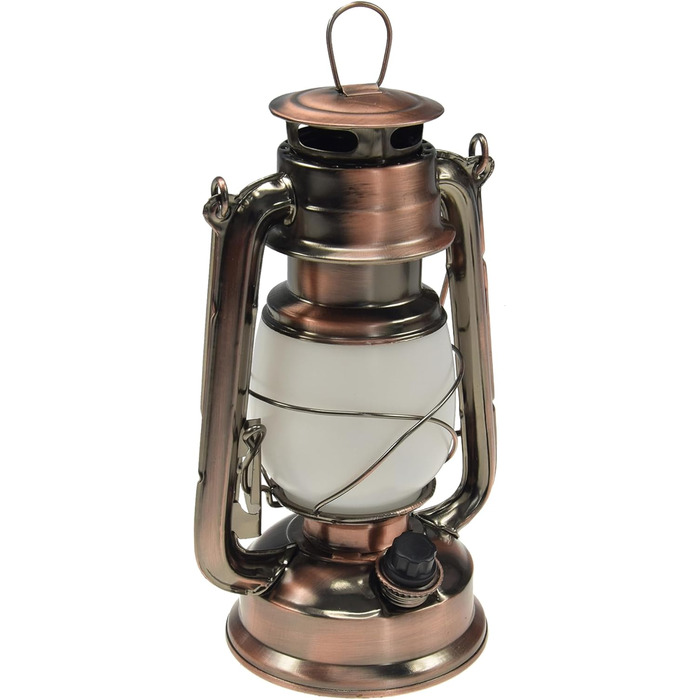 Ліхтар кемпінговий LED ChiliTec 23 см, регулювання яскравості, вінтажний дизайн, мідь