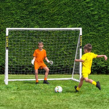Ворота для футболу FORZA 2,4 x 1,8 м - міцні, для гри в будь-яку погоду, з можливістю придбання цілі та сумки