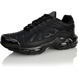 Чоловічі та жіночі кросівки для бігу та спорту, чорні, розмір 38 EU