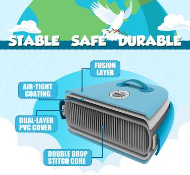 Надувний SUP-борд FunWater 10' & 11' з аксесуарами для дорослих, будь-якого рівня підготовки