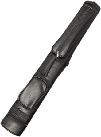 Чохол для кия Billard з 4 відділеннями: легкий, захисний, з PU-шкіри, овальний