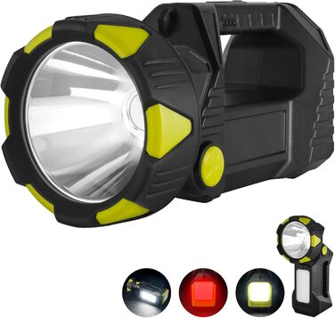 Ліхтар кемпінговий LED Flintronic 1000 люмен, перезарядний, 8 режимів, водонепроникний, powerbank 3600mAh, чорний