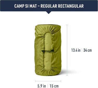 Каремат самонадувний Sea to Summit Camp для кемпінгу та хайкінгу 183x65x3.8 см