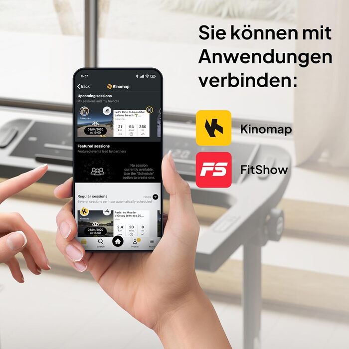 Біговий тренажер ZIPRO для дому, складаний, 1-16 км/год з APP, компактний Walking Pad з Bluetooth та MP3, тихий Walkingpad з LED-дисплеєм (Pacto)