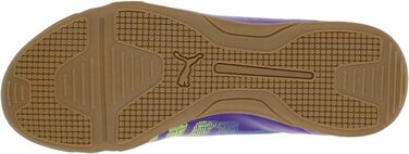 Кросівки футбольні PUMA Evospeed 5.3 Jr для залу, 37 EU, кольори: Prism Violet, Yellow, Blue