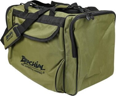 Чоловіча спортивна сумка Brachial Premium, водостійка, з відділенням для взуття та плечовим ременем, хакі, розмір M, для фітнесу та подорожей