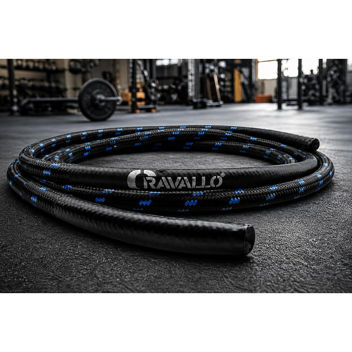 Професійна стрибальна мотулка для фітнесу та боксу Springseil Fatburner, 3 метри, для HIIT, MMA та витривалості (набір 2 шт), чорно-біла