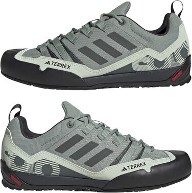 Туфлі для хайкінгу adidas Terrex Swift Solo 2.0 (47 1/3 EU, Silver Green Legend Ivy Linen Green)