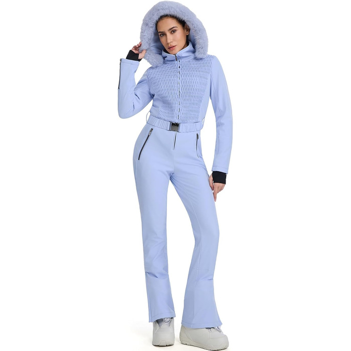 Комплект для сноубордингу та катання на лижах HOTIAN Daen: водонепроникний, вітронепроникний костюм (L, блакитний)
