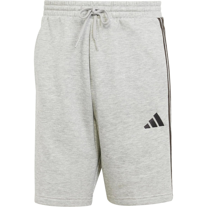 Чоловічі повсякденні шорти adidas Essentias French Terry 3-Stripes, темно-сірі (XS)