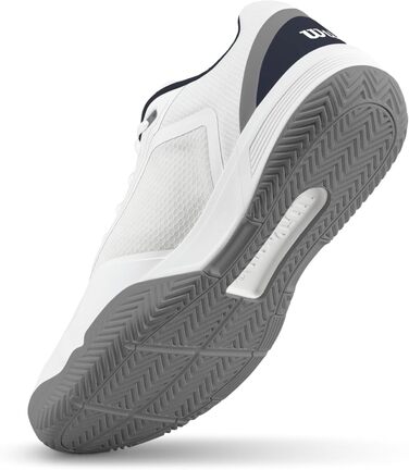 Тенісні кросівки Wilson Courtglide для чоловіків, біло-темно-синій, Quarry (44 2/3 EU, X-Weit)