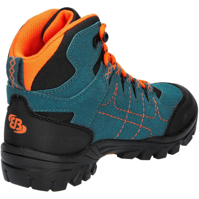 Черевики трекінгові дитячі Brütting Mount Shasta Unisex (34 EU, Petrol Schwarz Orange)