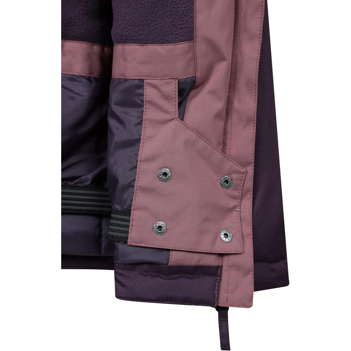 Жіноча гірськолижна куртка Mountain Warehouse Moon - водонепроникна, з мікрофлеєвою ізоляцією, тепла, з регульованою капюшоном - для катання на лижах та сноуборді (40, світло-рожевий)