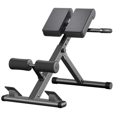 Романська лава для гіперекстензії Heavy-Duty: 5 рівнів нахилу, тренування спини, пресу та сідниць, вантажопідйомність 330lbs, обладнання для домашнього спортзалу