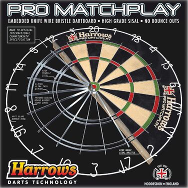 Дартс дошка Harrows MARDLE Matchplay, професійна, F/S
