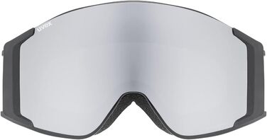 Лижна маска Uvex G.gl 3000 Top, унісекс, чорна/сріблясто-коричнева, універсальний розмір