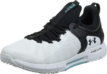 Кросівки чоловічі Under Armour HOVR Rise 2 для тренувань, білі/чорні, 40.5 EU