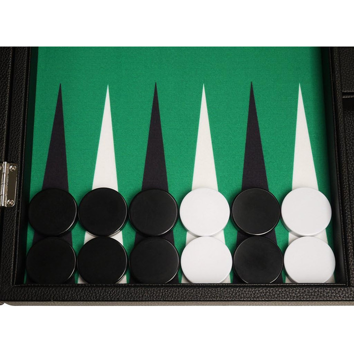 Набір для гри в шашки Silverman & Co. Преміум-клас, 48 x 64 см, чорний з білими та чорними точками, для дорослих та дітей від 6 років