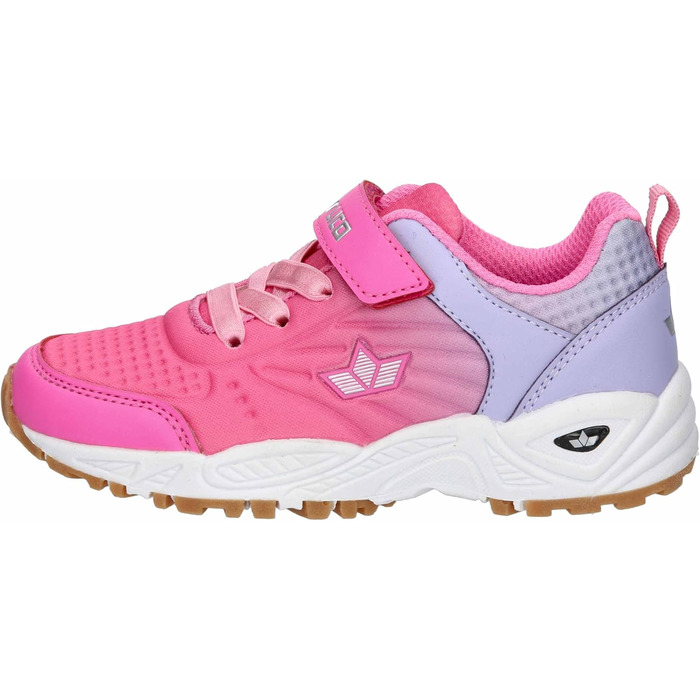 Дитячі спортивні зала-турнірні кросівки Lico Refugio (26 EU, рожево-лілові)