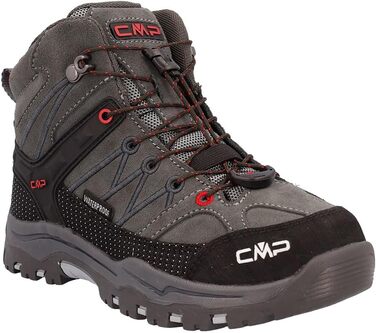 CMP Kinder Rigel MID WP - дитячі трекінгові черевики, водонепроникні, сірі (3 UK)