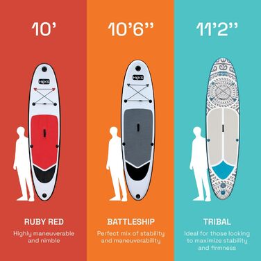Надувна SUP-дошка HIKS 10.6ft (3,2 м) сірого кольору з веслом, насосом, рюкзаком і страховкою, універсальна для всіх рівнів, ідеально для початківців