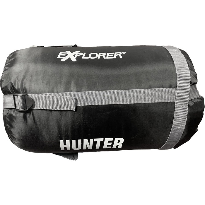 Сплячий мішок Explorer Hunter: XXL, -18°C, 220x80 см, для кемпінгу та риболовлі, камуфляж BW