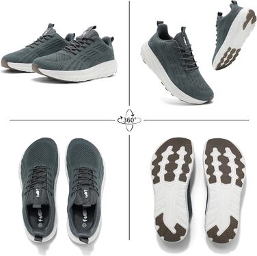 Кросівки для бігу та повсякденного носіння Unisex, бігові, спортивні, для фітнесу, білого (сіро-зеленого) кольору, розмір 41 EU