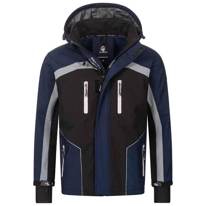Чоловіча куртка-софтшелл Rock Creek Outdoor H-311, темно-синя, розмір 5XL