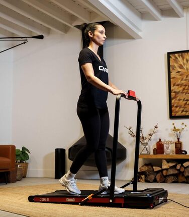 Біговий тренажер CARE FITNESS Jog 8: швидкість до 8 км/год, 4 функції, пульт ДК, комфорт та тихий мотор
