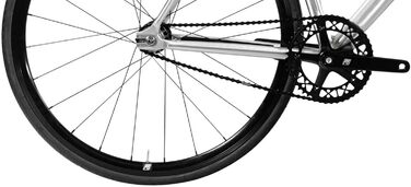 Велосипед FabricBike Light PRO фіксований, алюмінієва рама, 28'', 8,45 кг, сріблястий, розмір L-58 см