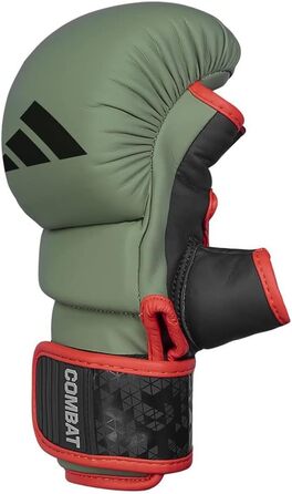 Рукавички для спарингу та греплінгу adidas Combat 50, армійсько-зелені