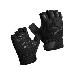 Рукавички велосипедні Inbike Halbfinger Flexibel MH010 XL чорні для велоспорту, мотокросу, фітнесу, скелелазіння з TPR накладками та SCR захистом