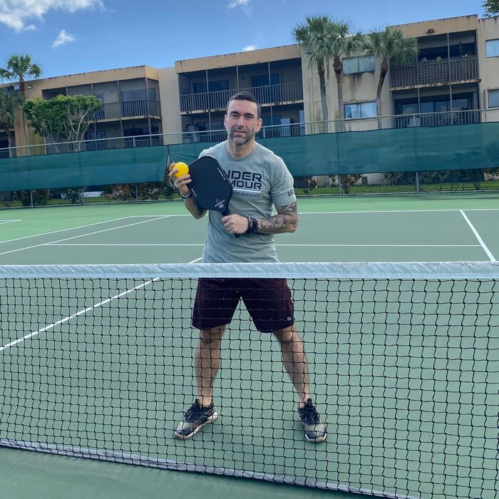 Набір ракет для піклболу Pro, 2 шт., 3K карбон, 16 мм, USAPA, чорно-коричневий