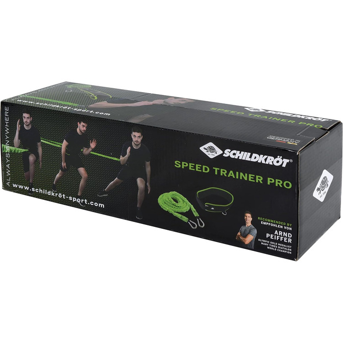 Тренажер для швидкості Schildkröt Speed Trainer Pro, пояс і еспандер, набір, у 4-кольоровій коробці
