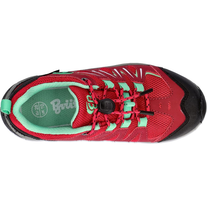 Дитячі трекінгові кросівки Brütting Expedition для хлопчиків та дівчаток (28 EU, рожево-м'ятний, білий)