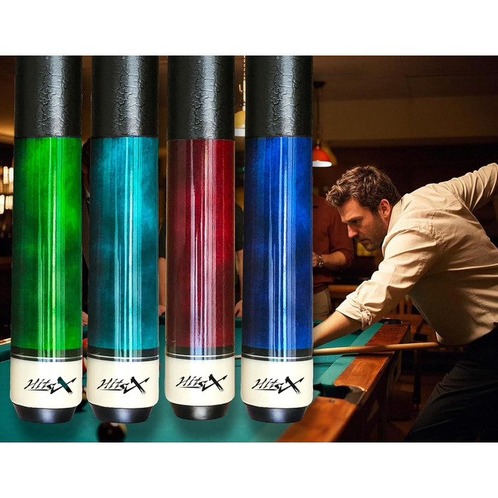 Набір з 4-х київ для більярду 'Tai ba cues', 58'', канадський клен, наконечник 13mm, вага 19oz-20oz, професійний