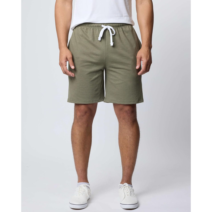 Чоловічі шорти 3 шт. Real Essentials: бавовна, French Terry, з кишенями (доступні розміри Big & Tall) для спорту та відпочинку