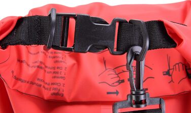 Водонепроникні сумки Cressi (червоні, 15 л, без застібки-блискавки)