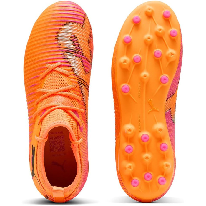 Дитячі футбольні бутси PUMA Future 8 Match Mg Jr - чорний, розмір 28 EU