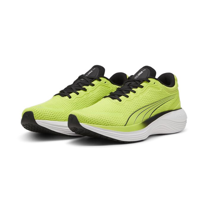 Кросівки Puma Scend Pro для бігу по асфальту, унісекс, 44 EU, Лайм/Чорний