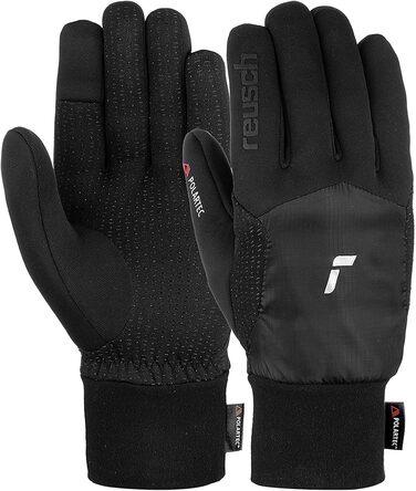 Універсальні спортивні рукавички Reusch Garhwal Hybrid Touch-TEC для чоловіків і жінок, сенсорні, для смартфона і планшета, чорні/сріблясті, розмір 9, для активного відпочинку