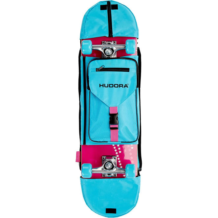 Дитячий скейтборд HUDORA Skate Wonders з рюкзаком, для дівчаток, багато кольорів, малюнок, модель 12172